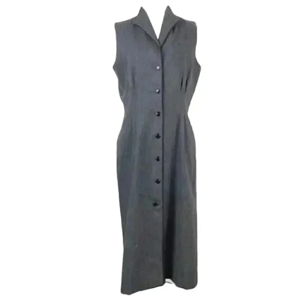Vtg Sasson Dress Size 8/10 70’s 80’s 45% Wool